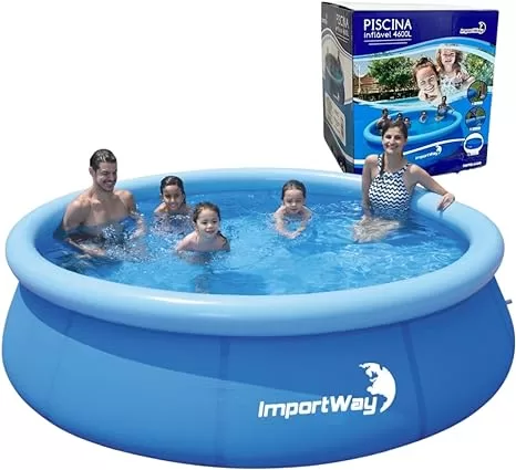 7 - Piscina Borda Inflável 4600 Litros - Importway