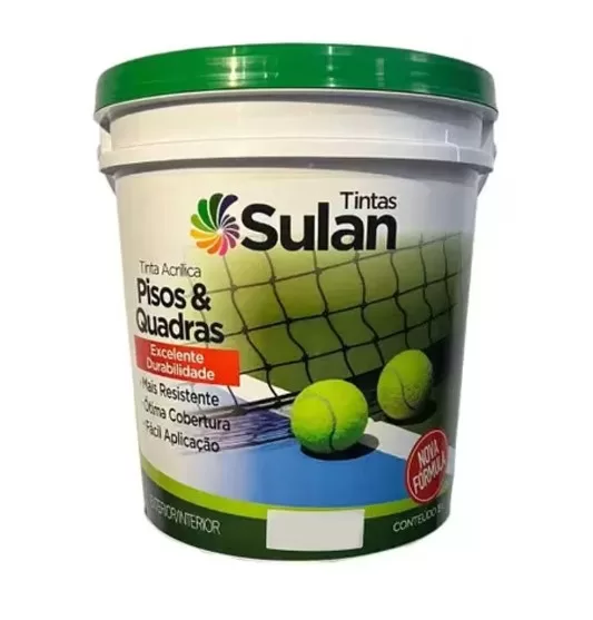 7 - Tinta Piso Preto 3,6L – Sulan