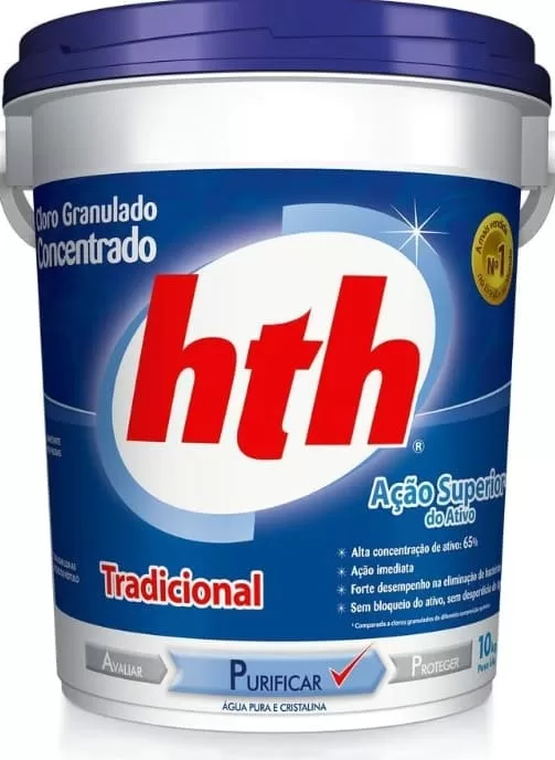 8 - Cloro Para Piscinas 10kg – HTH