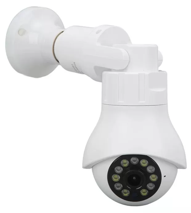 9 - Câmera De Lâmpada E27 Socket Wireless Wifi Bidirecional Mobi - OEM