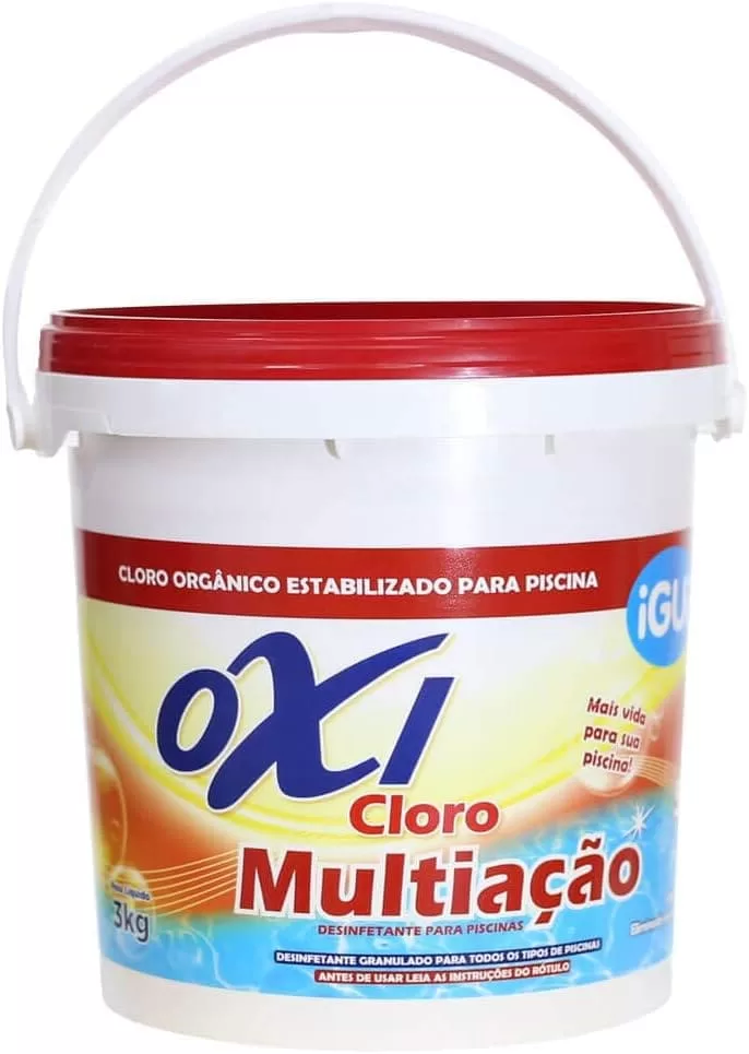 9 - Cloro Multiação 5 em 1 para Piscinas - Oxi Cloro 3 kg – IGUI
