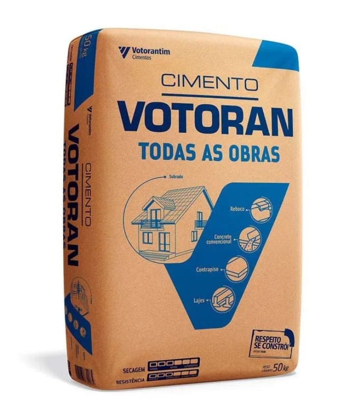 1 - Cimento Todas as Obras 50kgs CPII 32R Votoran - Votorantim