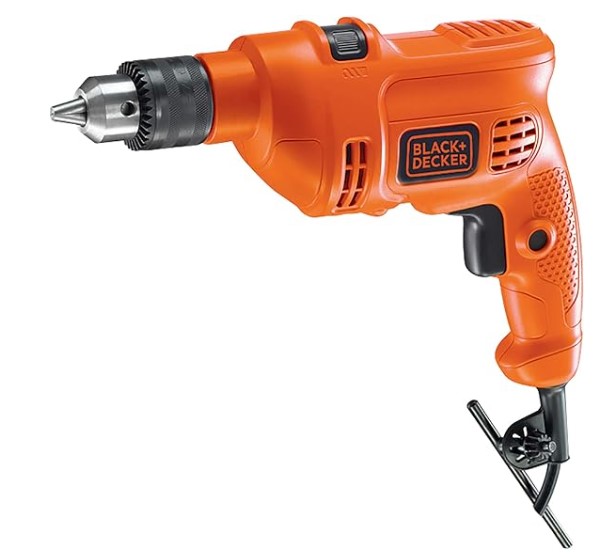 1 - Furadeira de Impacto de 3/8 Pol. (10mm) 560W 2.800 RPM 110V TM500AMZ - BLACK+DECKER