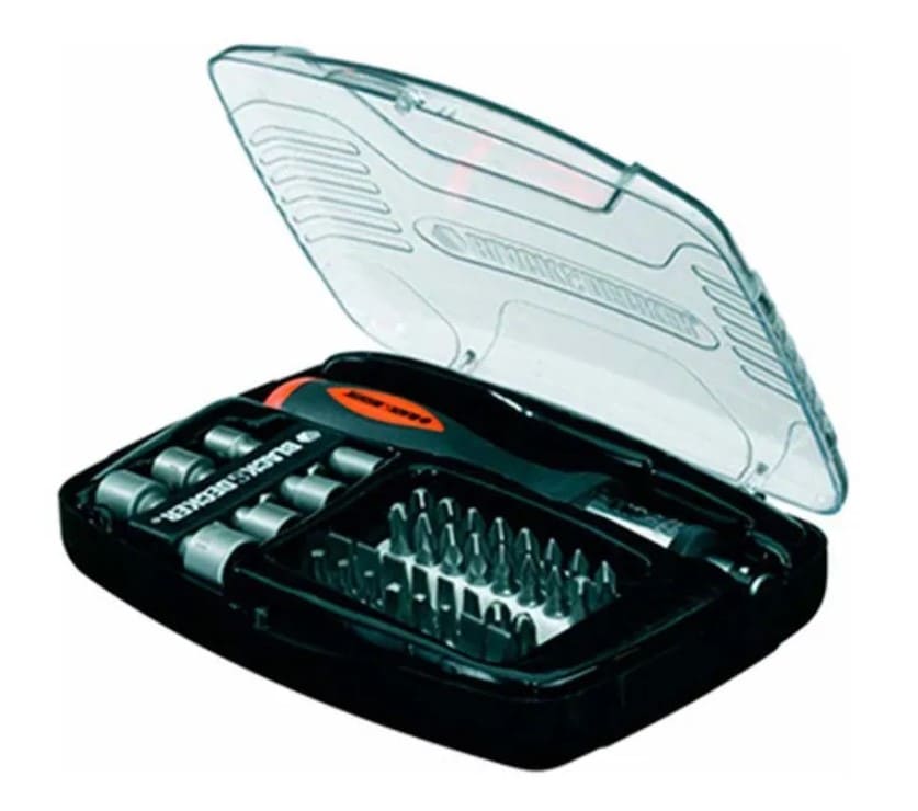 1 - Jogo de 40 peças com chave catraca A7062-XJ - Black Decker