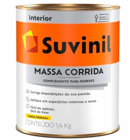 1 - Massa Corrida Complemento Branca 5,7 L – Suvinil
