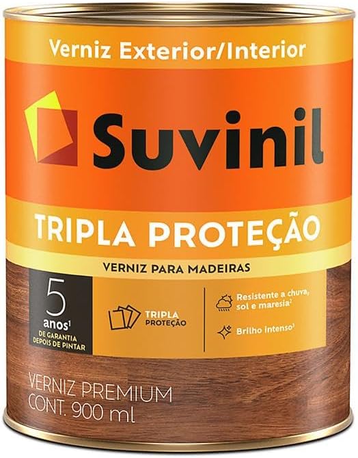 1 - Verniz Madeira Triplo Filtro Solar 900ml Imbuia – Suvinil