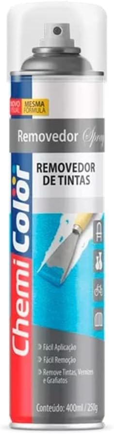 10 - Removedor de Tintas Acrílica 400ML/250G - Ideal para Remoção de Tintas Acrílicas – Chemicolor