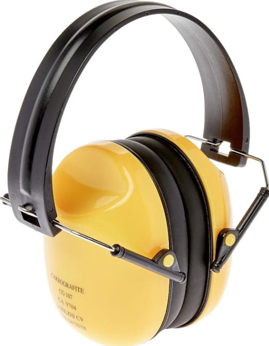 2 - Abafador de Ruídos CG-107, 012172512, Amarelo – Carbografite