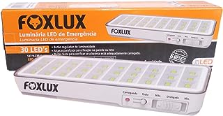 2 - Luminária LED de Emergência Autônoma Bivolt - Foxlux
