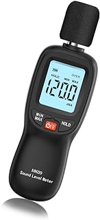 2 - Medidor de Decibéis Nível de Som Digital LCD 30-130dB(A) - Mibee