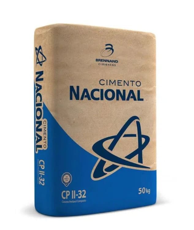 3 - Cimento CP II E-32 50KGs - Nacional