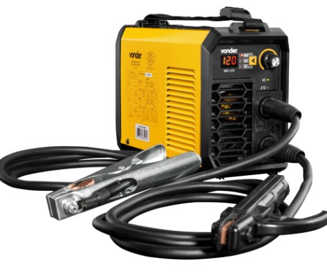 3 - Inversor Para Solda Com Eletrodo E Tig, 120 A, Riv 122, Com Display Digital, Monofásico, 127 V, 220 V Seleção Automática - Vonder