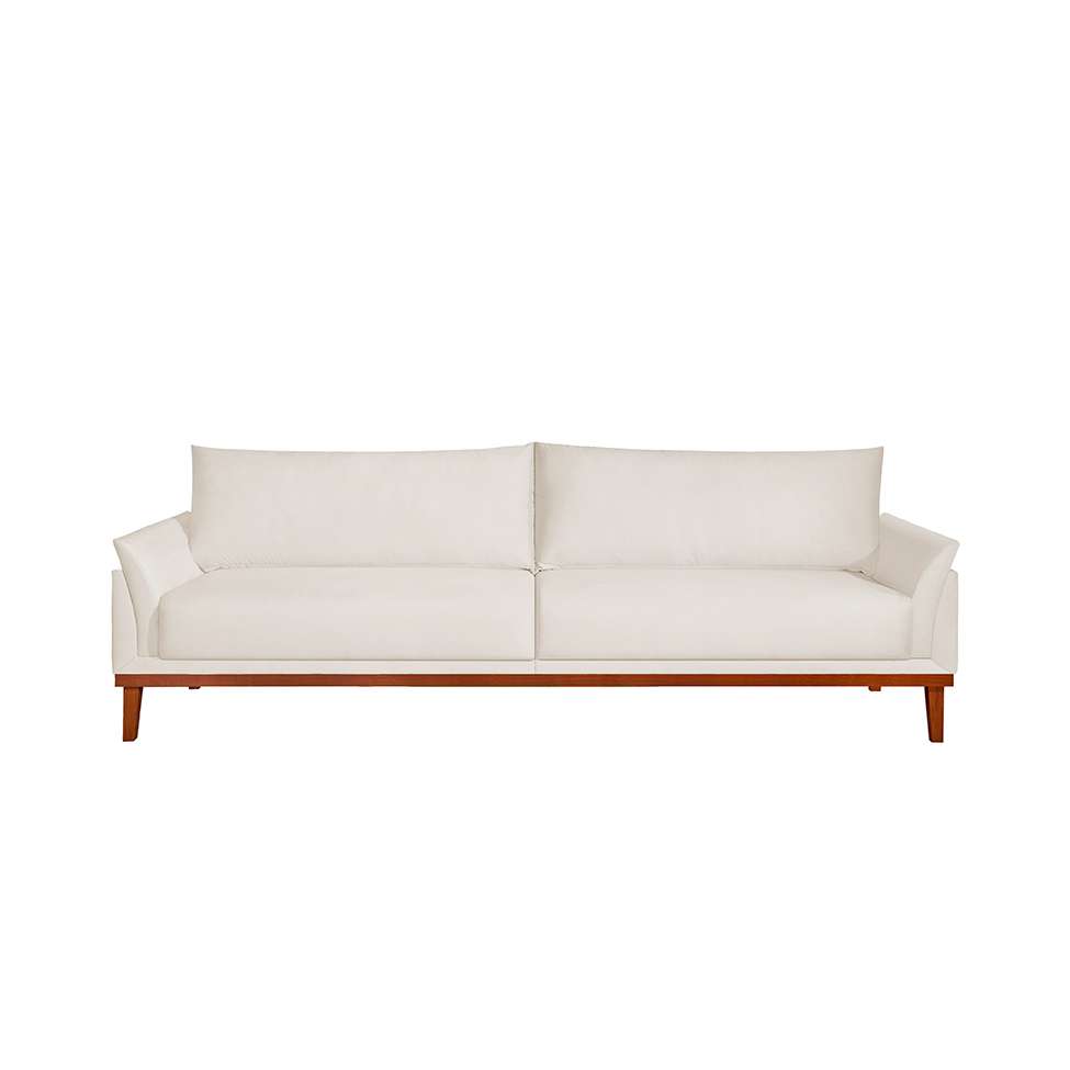 3 - Sofá 4 Lugares Cinder Linho Bege Claro 250 cm – Mobly