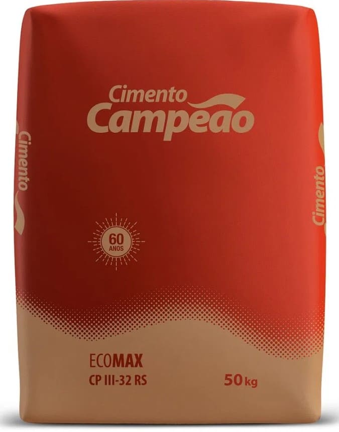 4 - Cimento Cinza Cp III E 32 Rs 50Kg – Campeão