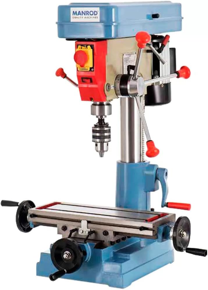 4 - Furadeira/Fresadora De Bancada Hobby MR-199 Mono (220v) – Manrod