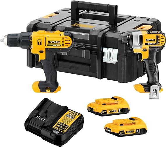 6 - Kit Parafusadeira e Furadeira de Impacto DCD776 com Parafusadeira de Impacto DCF885 - Dewalt