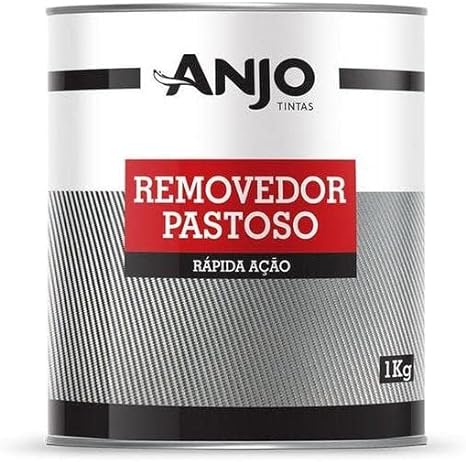7 - Removedor Pastoso Para Tintas 1 Kg - Ideal para remoção de tintas - Anjo