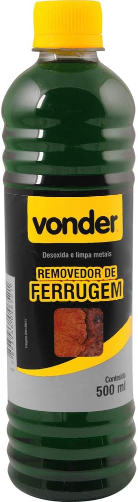 8 - Removedor De Ferrugem 500 Ml- Ideal para remoção de ferrugem - Vonder