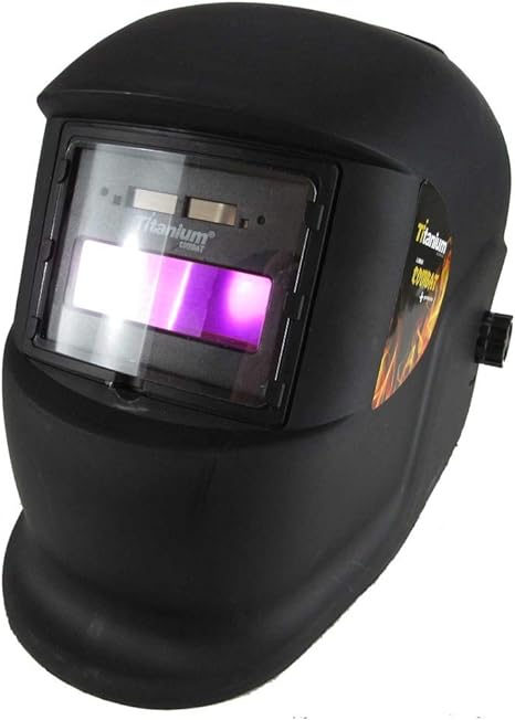 9 - Máscara de Solda Combat - Proteção Eficiente e Confortável para Soldagem - Titanium