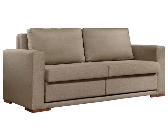 9 - Sofá Cama Hermes 3 Lugares Luxo - Castellar Móbile