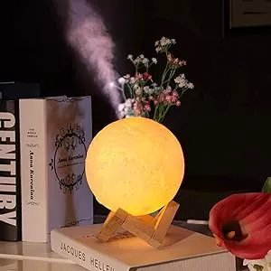 6 - Umidificador de Ar Lua LED - JE J. COTTON. DESIGN