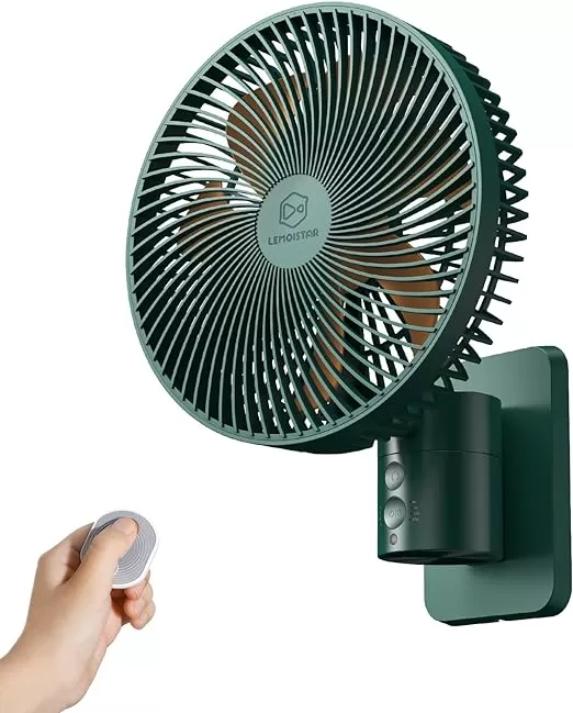 6 - Ventilador de Parede com Bateria - Lemoistar
