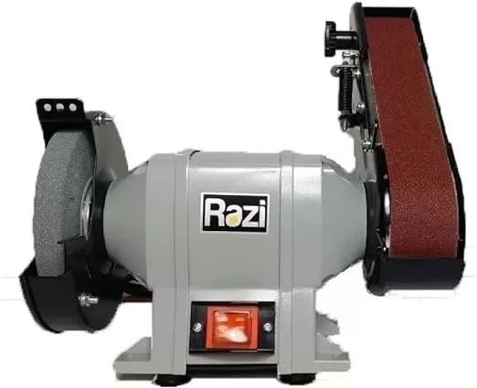 2 - Motoesmeril e Lixadeira de cinta 350W 2 em 1 - Razi