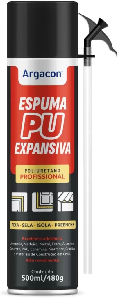 3 - Espuma Expansiva Adesivo de Poliuretano - Argacon