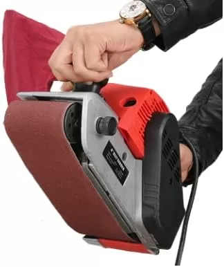 8 - Lixadeira De Cinta de Bancada 4 Pol 970W - Knakasaki
