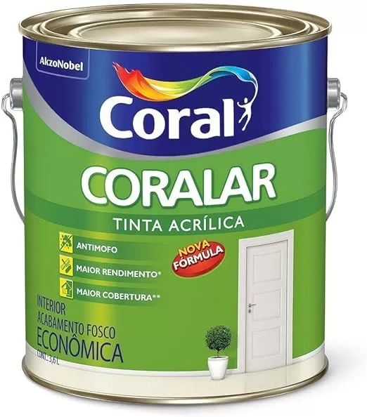 10 - Coralar Acrílico Mais Desempenho Palha 3,6l - Coral