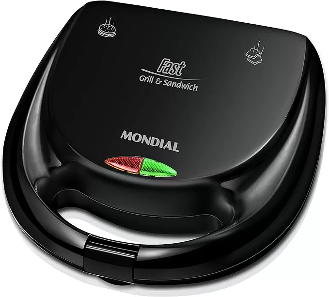 5 - Sanduicheira Fast Grill e Sandwich - Mondial