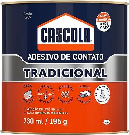 7 - Cola de Contato de Alta Resistência - 195g - Cascola
