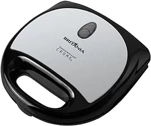 7 - Sanduicheira e Grill Crome inox - Britânia