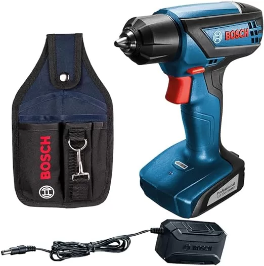 1 - Parafusadeira e Furadeira GSR 1000 Smart 12V com cinto para ferramenta - Bosch