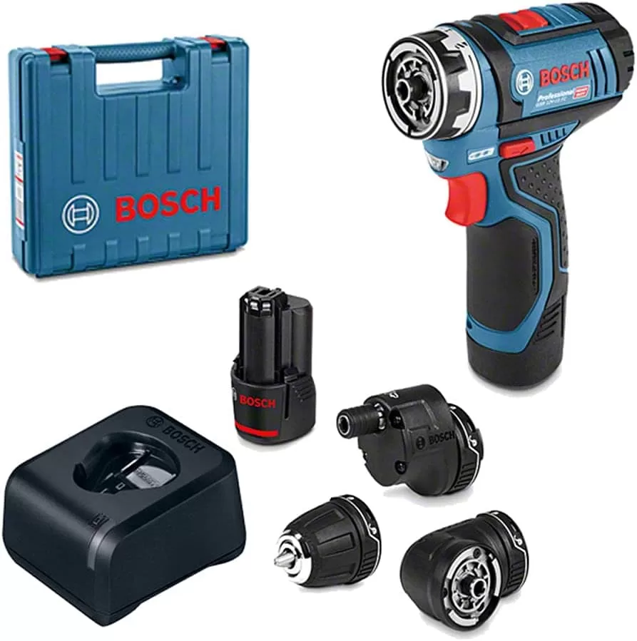 2 - Parafusadeira Furadeira Gsr 12V-15 Fc 12V Com 2 Baterias 1 Carregador e Maleta - Bosch