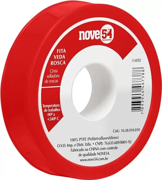 5 - Fita Veda rosca 18 Mm X 25 M - NOVE54