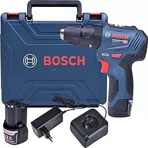 5 - Parafusadeira e Furadeira Gsb 12V 30 Brushless 12V Com 2 Baterias 1 Carregador e Maleta - Bosch