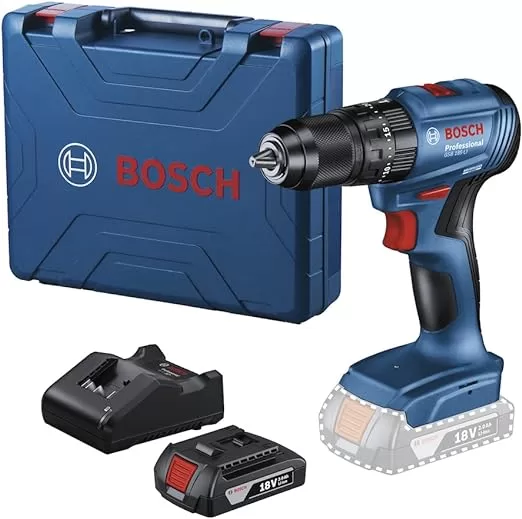 8 - Furadeira Parafusadeira de Impacto 18V Bosch GSB185LI 1B Sem Fio, 1 bateria - Bosch