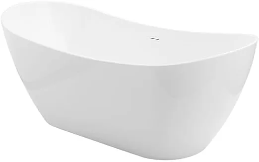 10 - Banheira Freestanding Imersao Rutilo - Branca - PINGOO.CASA