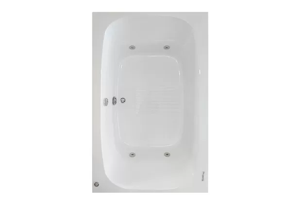 6 - Banheira Dupla de Hidromassagem Duratta P2 170x110cm Branca - Jacuzzi