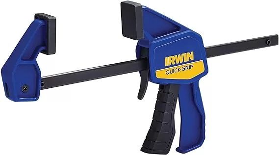 9 - Grampo Mini, Quick Grip, com Aperto Rápido, Agilidade e Precisão para suas Tarefas, 15 cm - IRWIN