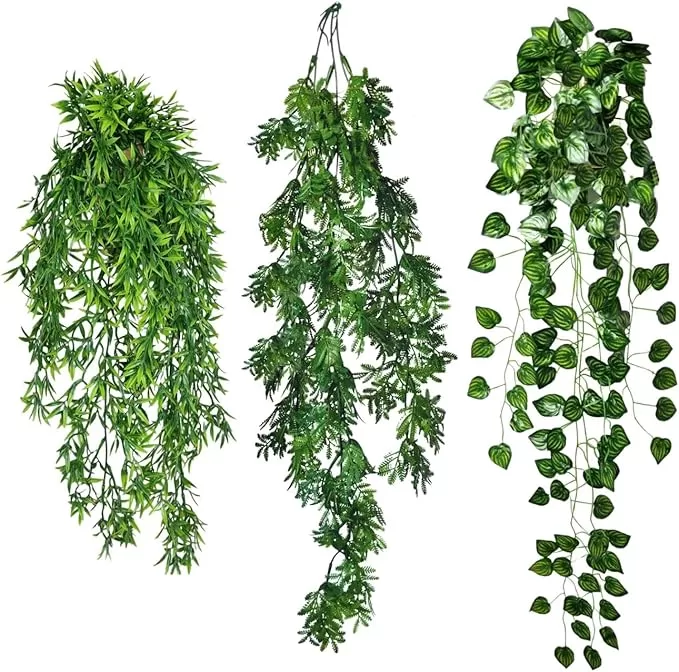 3 - Kit 6 Plantas Artificiais Mix Folhagem - Genérico