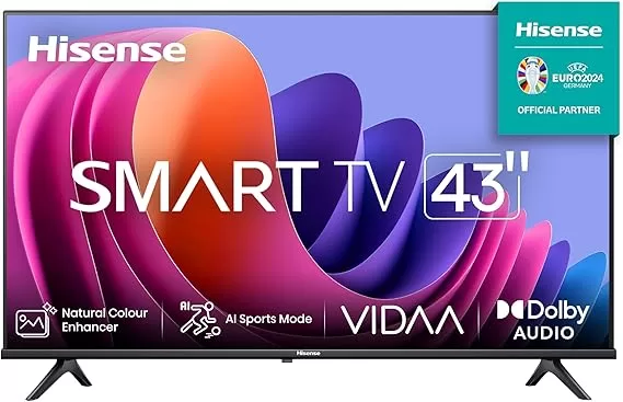 6 - Smart TV 43" 43A4N - Hisense