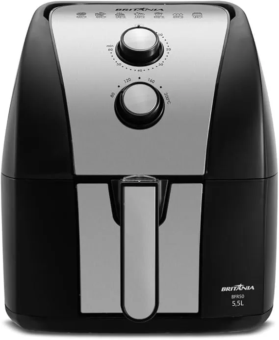 2 - Fritadeira Air Fryer Gold BFR51 - Britânia